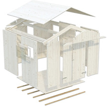 Gartenhaus Palmako Nils 5,4 m² inkl. Fußboden 279 x 289 cm dunkelgrau