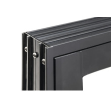 Detailansicht eines Aluminiumfensterrahmens