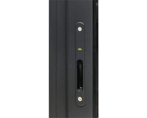 Schiebetürgriff mit integrierter Wasserwaage