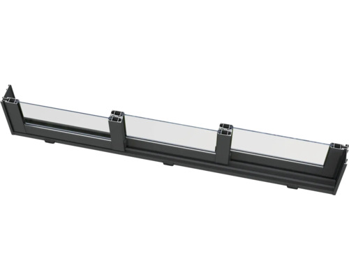 Detailansicht eines Fensterprofils mit Glas