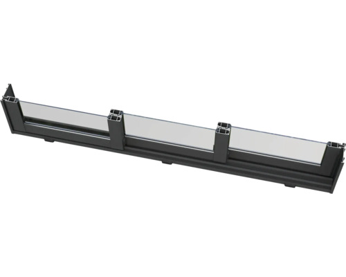 Balkonverglasung mit Aluminiumrahmen und Glasscheiben