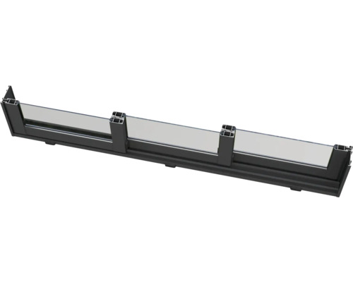 Fensterelement mit Aluminiumrahmen und Glasfüllung