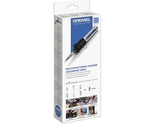 Dremel VersaTip Multifunktionaler Butangas Lötkolben mit Zubehör Verpackung
