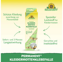 Neudorff Permanent Kleidermotten-Klebefalle zum Schutz von Kleidung vor Mottenbefall