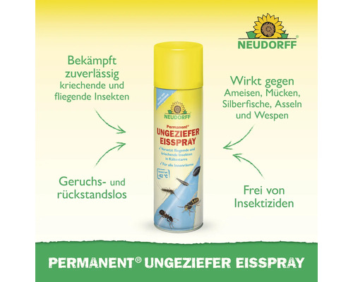 Neudorff Permanent Ungeziefer Eisspray zur Schädlingsbekämpfung