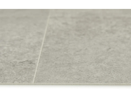 Nahaufnahme von grauen Vinylbodenfliesen