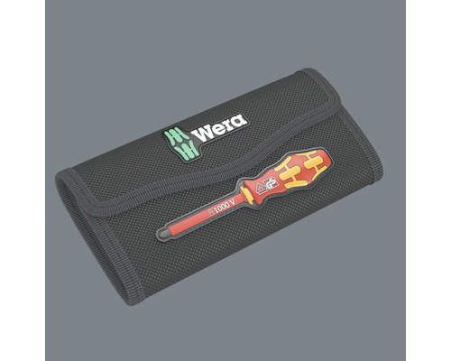 Werkzeugtasche mit Wera Logo und Schraubendreher