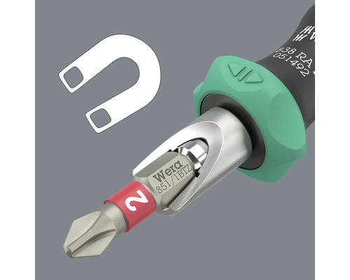 Wera Schraubendreher mit Bit und Magnet