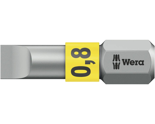 Wera Logo Schlitzschraubendreher Bit 0,8x5,5 Millimeter