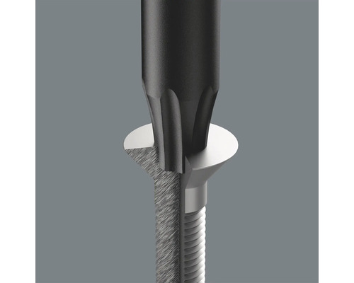 Schraubendreher greift in Schraubenkopf