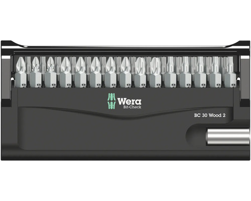 Wera Bit-Check Holz 30, Schrauberbit Set
