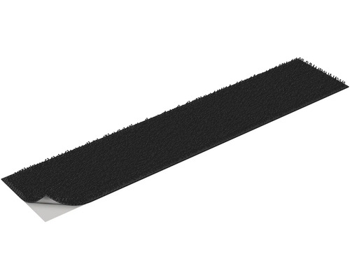 Schwarzes, selbstklebendes Klettband