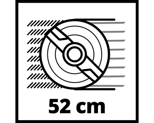 Symbol für 52 Zentimeter Durchmesser