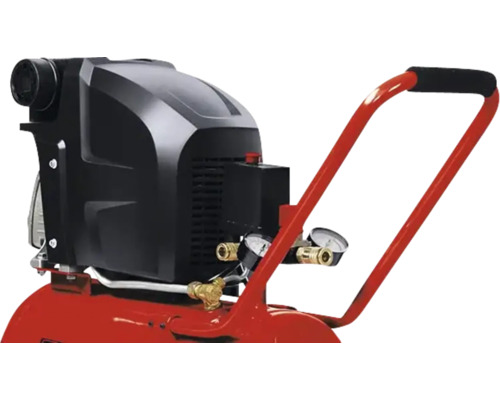 Tragbarer Kompressor mit Manometer und Griff