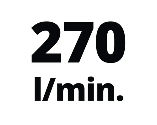 270 Liter pro Minute Fördermenge