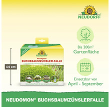 Neudorff Neudomon Buchsbaumzünslerfalle zur Befallskontrolle, Gartensaison, Gartengröße bis 200 Quadratmeter, Höhe 14 cm