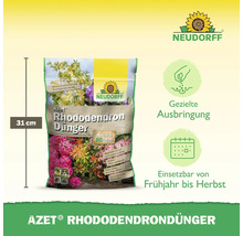 AZET Rhododendron Düngerpackung, 31 Zentimeter hoch, zur gezielten Ausbringung von Frühjahr bis Herbst