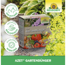 Azet Gartendünger 5 Kilogramm Packung mit Neudorff Logo
