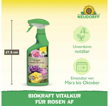 Neudorff Biokraft Vitalkur für Rosen AF, Flasche mit Sprühkopf, 27,5 cm Höhe