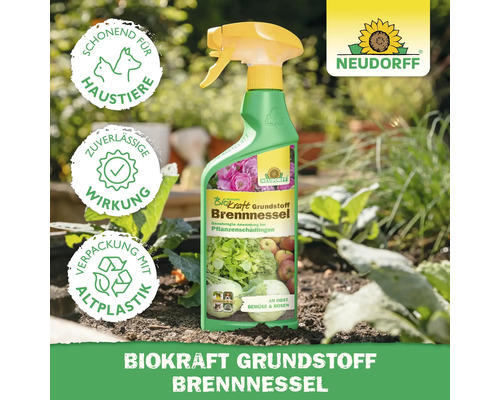 Neudorff Biokraft Grundstoff Brennnessel Pflanzenschutzmittel in Sprühflasche