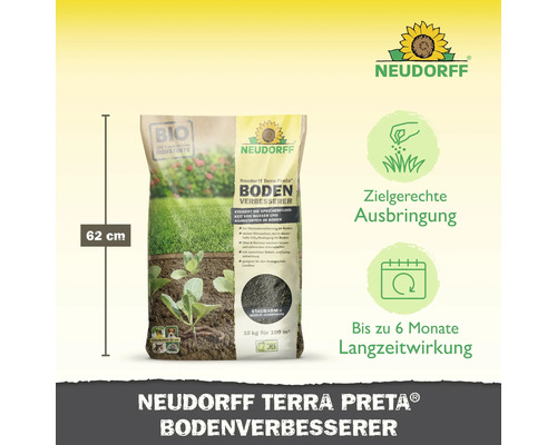 Neudorff Terra Preta Bodenverbesserer, 62 Zentimeter hoch