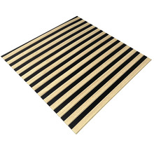 Holzpaneel mit Streifenmuster zur Wandverkleidung