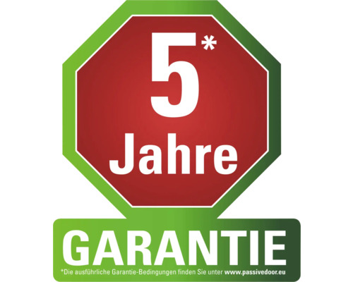 Fünf Jahre Garantie Siegel