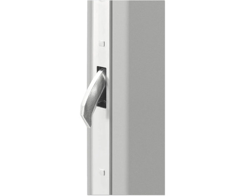 Detailansicht eines Fensterrahmens mit Fenstergriff