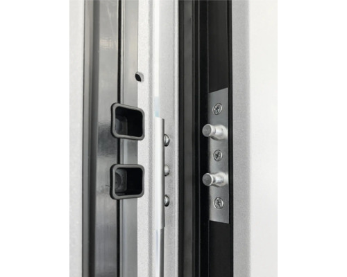 Detailansicht eines Türschlosses mit Mehrfachverriegelung