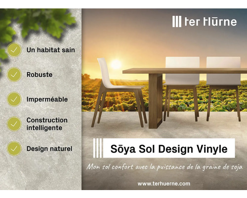Ter Hürne Soya Design Vinylboden mit Tisch und Stühlen