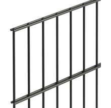 Metallzaun Detailansicht