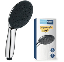 Grohe Handbrause mit zwei Strahlarten und Quickfix Verpackung