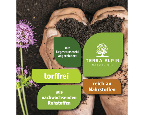 "Hände halten Erde
