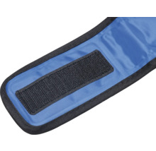 Blaues Kühlkissen mit Klettverschluss