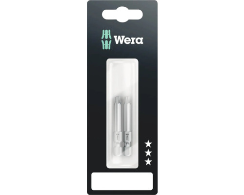 Wera Logo mit zwei Torx Bits in Verpackung