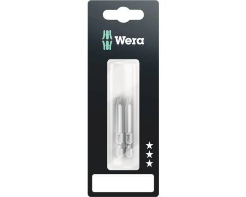 Wera Logo. Verpackung mit zwei Wera Torx Bits