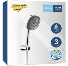 Grohe QuickFix Duschkopf mit drei Strahlarten