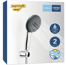 Grohe Handbrause mit zwei Strahlarten und Wassersparfunktion
