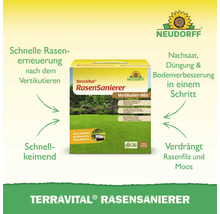 TerraVital Rasensanierer Packung für die Rasenerneuerung nach dem Vertikutieren