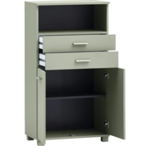 Schrank mit Schubladen und Tür