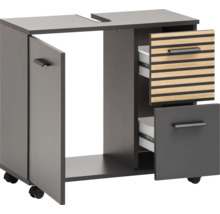 Waschbeckenunterschrank mit Schubladen und Tür