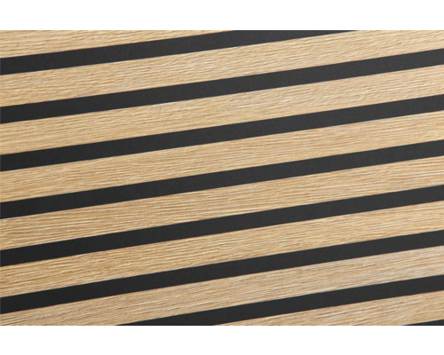 Holzpaneel mit Lattenstruktur für Wand- oder Deckenverkleidung