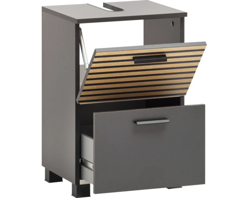 Waschbeckenunterschrank mit Schublade und Tür