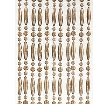 Dekorative Perlenvorhang mit runden und länglichen Perlen