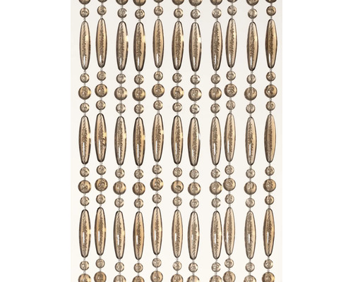 Dekorative Perlenvorhang mit runden und länglichen Perlen