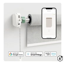 Smarter Rollomotor zur Nachrüstung mit App Steuerung und Kompatibilität zu Google Home, SmartThings und Alexa (Image AI modified or generated)