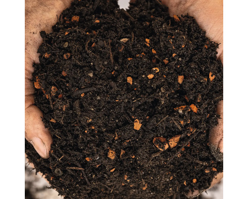 Eine Handvoll Gartenerde