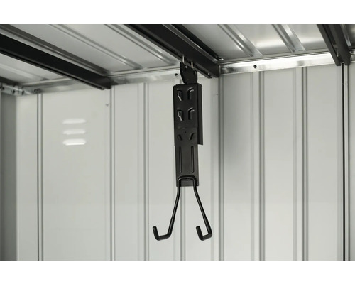 Gartengerätehalterung zur Aufbewahrung von Werkzeugen in einem Geräteschuppen