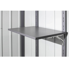 Regalboden aus Metall mit Regalsystem