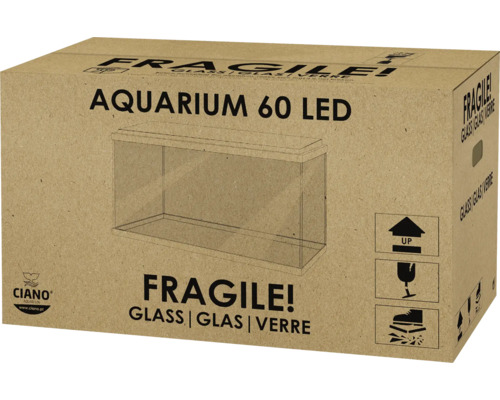 Verpackung eines Ciano Aquarium 60 LED